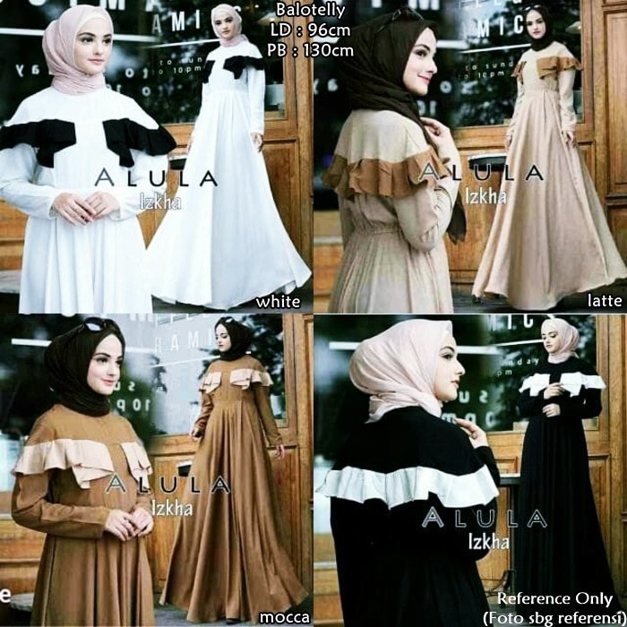 Dress Polos Wanita Muslimah Alula Dress