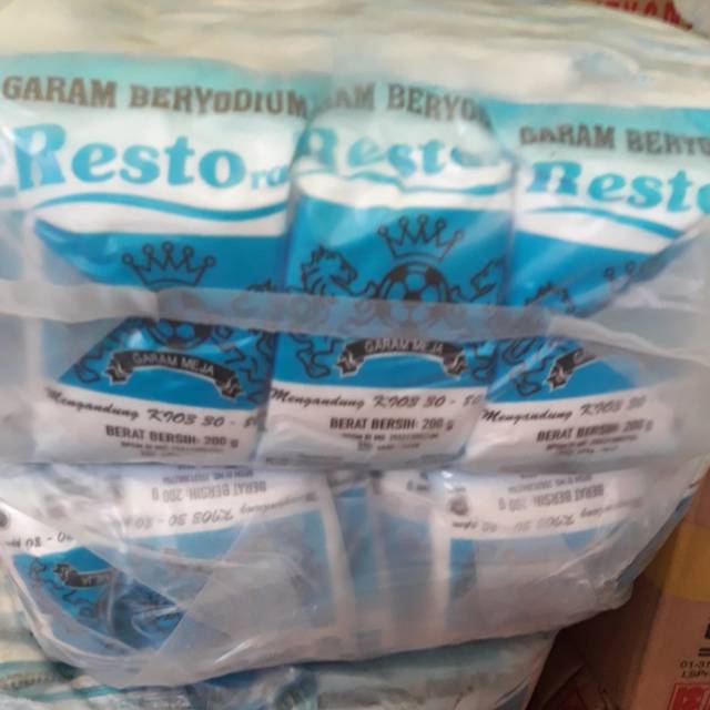 

Ready! Garam RESTOran 200 gram Harga Satuan