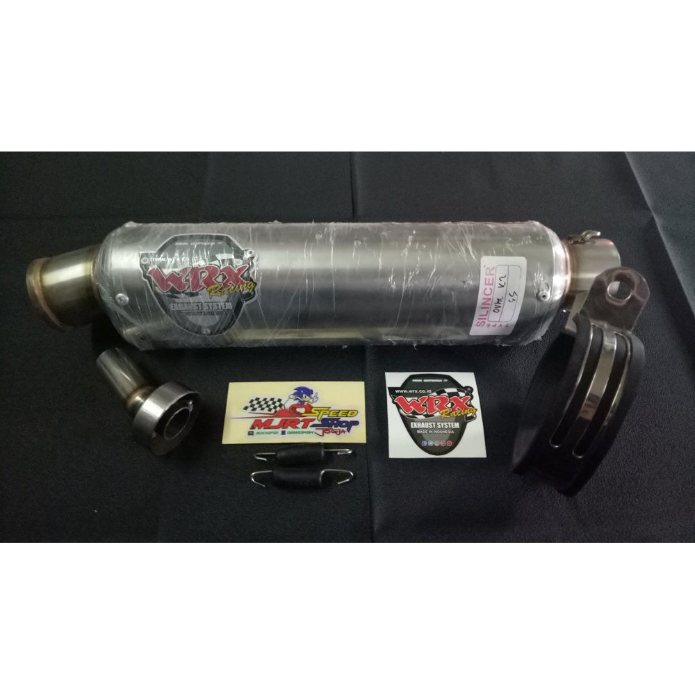 Silincer WRX OVAL K2 Stainless Original Terlaris