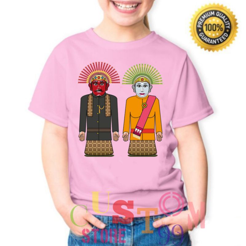 BAJU KAOS ONDEL ONDEL ANAK TERBARU BAHAN PREMIUM FREE NAMA