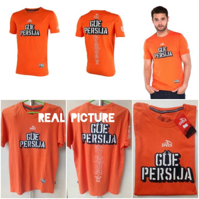 ORIGINAL Specs Gue Persija T-Shirt Kaos Bola Official Merchandise The Jak Mania