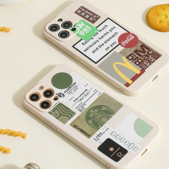 Soft Case Oppo A7 A5S A12 A15 A33 A53 F1S F5 F7 F9 A3S MCD STARBUCKS LIMITED EDITION