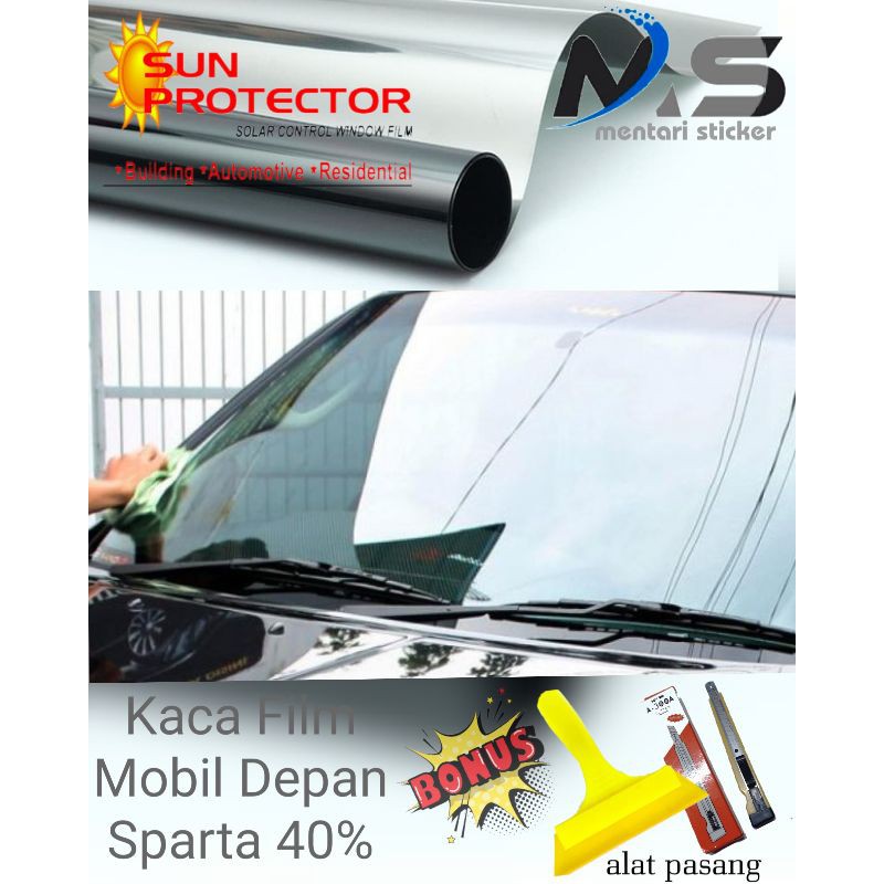 Kaca film mobil depan/Kaca film sprta 40%/Kaca film/kaca film hitam 40%