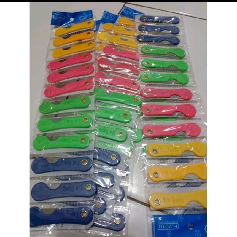 Cutter mini / pisau lipat / 1 lusin isi 12 pcs grosir