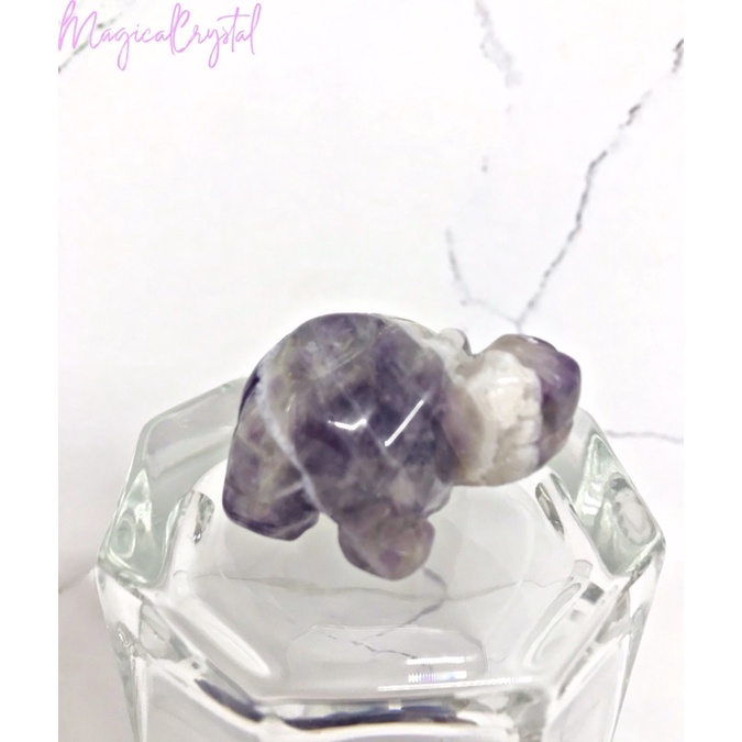 batu crystal carving kura-kura