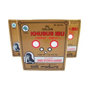 JAMU NYONYA KARSIH GALIAN EMPOT-EMPOT( Isi 100)/JAMU EMPOT/JAMU GALIAN SINGSET/EMPOT/NYONYA/OBAT/PIL