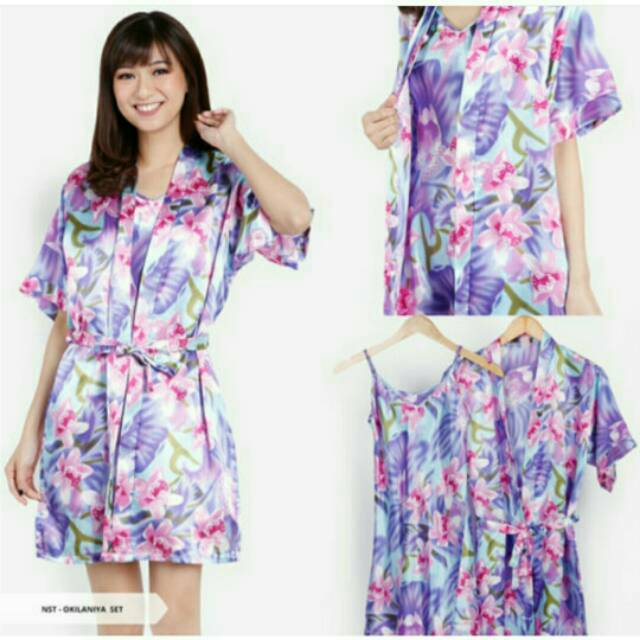 kimono satin/kimono import/baju tidur murah/kimono hotpants/kimono vintage