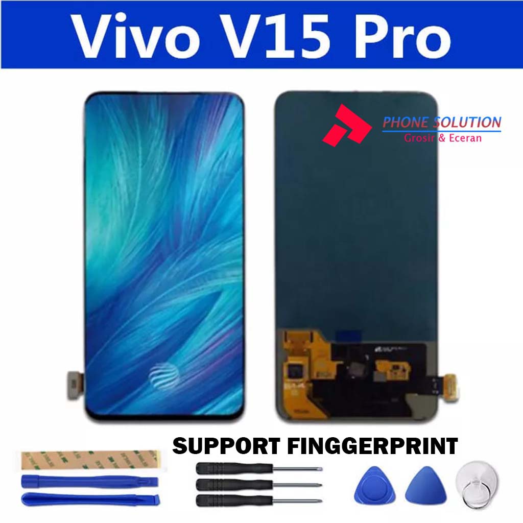 LCD Vivo V15 PRO SUPPORT FINGGERPRINT ORIGINAL 100% Fullset Touchscreen // Supplier LCD Oppo - Garansi 1 Bulan