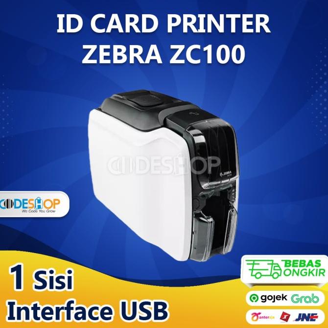

Printer Zebra Zc100 Cetak Id Card Single Side