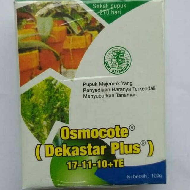 Dekastar 17-11-10 osmocote pengendali penyuburaran