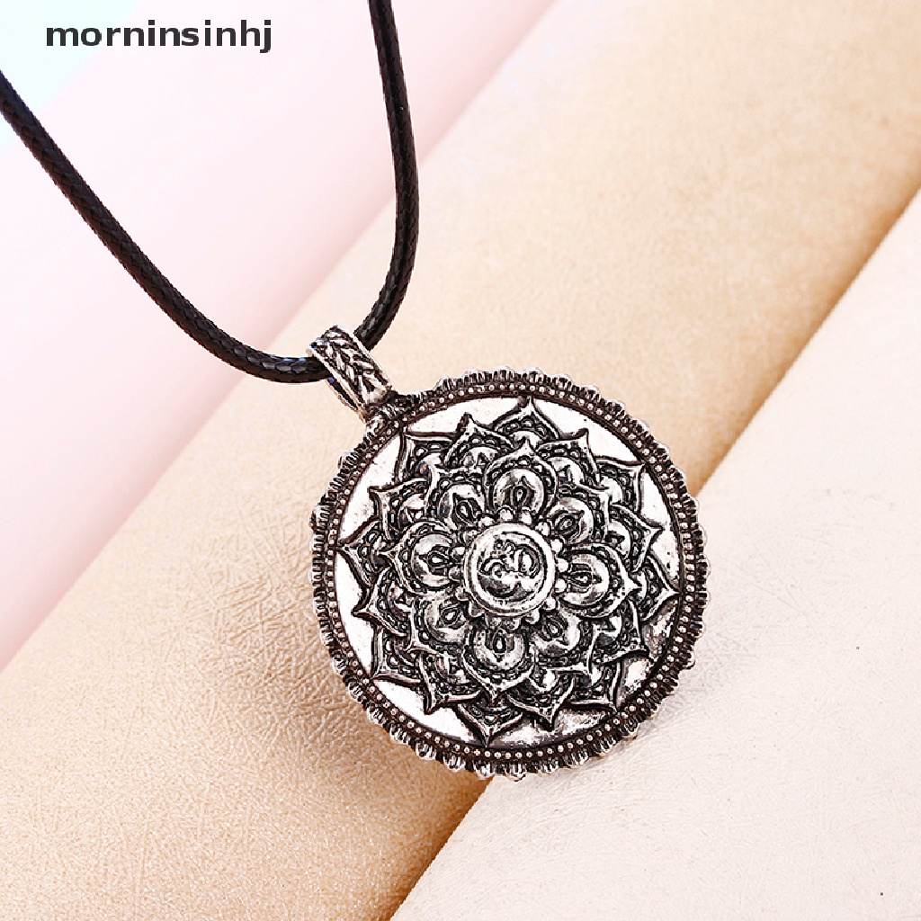 Mor Liontin Lotus Tibet Mandala Retro Untuk Meditasiyoga