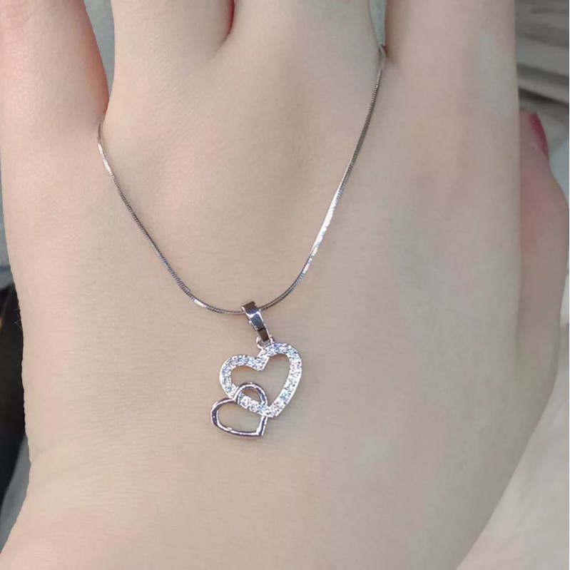 Kalung Titanium Wanita Anti Karat, Anti Alergi, Tahan Lama, Di jamin REALPICT 100% dan high quality, Pilih 1 dari 6 Variasi