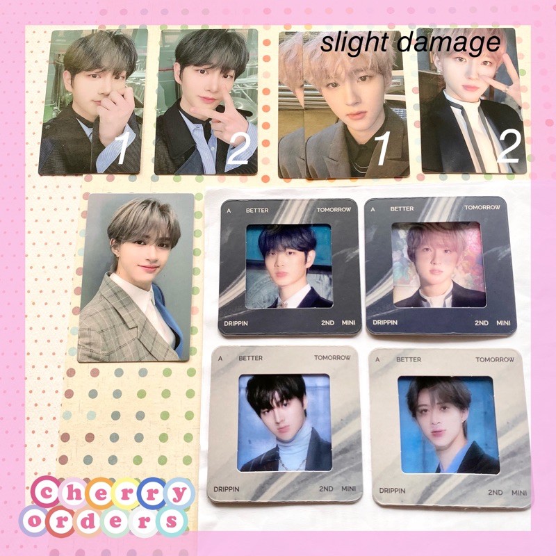 DRIPPIN Photocard &amp; Photo Film : A BETTER TOMORROW Changuk Minseo Alex