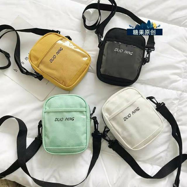 Duo ning tas selempang sling bag saku