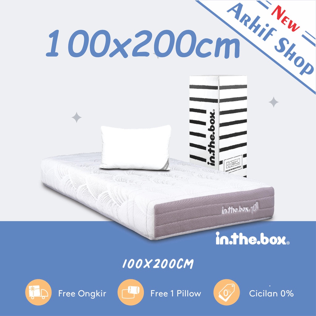 SPRINGBED inthebox 101 100x200x27 (Super Single) KASUR IN THE BOX