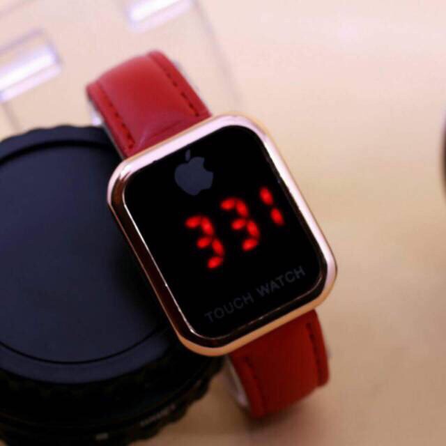 jam tangan iphone touch watch kulit unisex free box