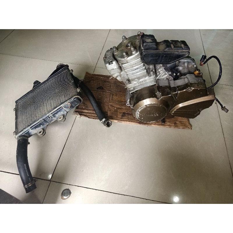 Mesin Kawasaki Ninja KIS Kelengkapan Sesuai Photo Kondisi Nyala