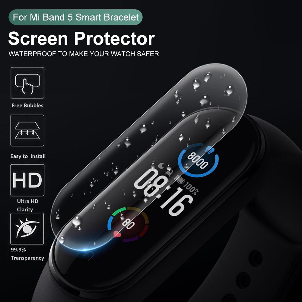 Xiaomi MiBand Screen Protector Film Anti Gores Mi Band 3 4 5 6 7 8 Gelang Pintar Aksesoris Miband Ultra