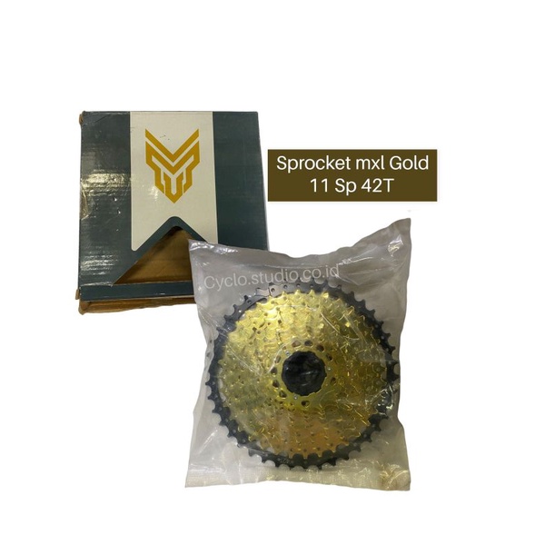 Sprocket Mxl Gold 11 speed 11-42T Cassette Freewheel original