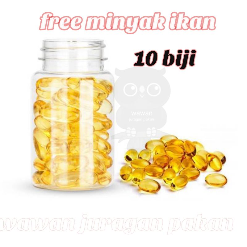 BOLT FREE MINYAK IKAN, Pakan kucing bolt