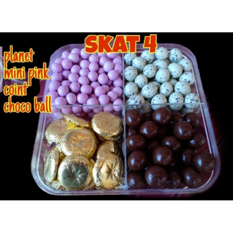 

paket coklat 4 sekat