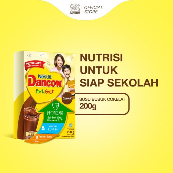 

Nestle DANCOW FortiGro Susu Bubuk Susu Anak Coklat 200g