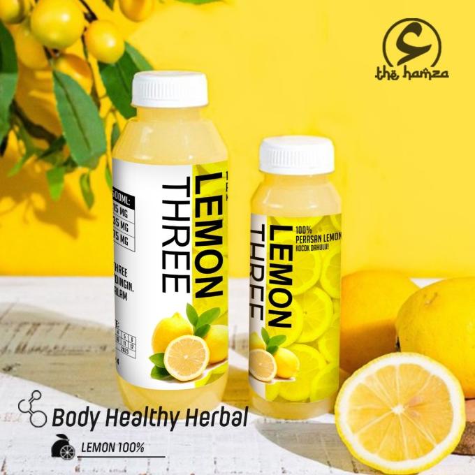 

LemonThree Sari Lemon Asli 250ML Bantu Diet/Detox abahol07 dijamin