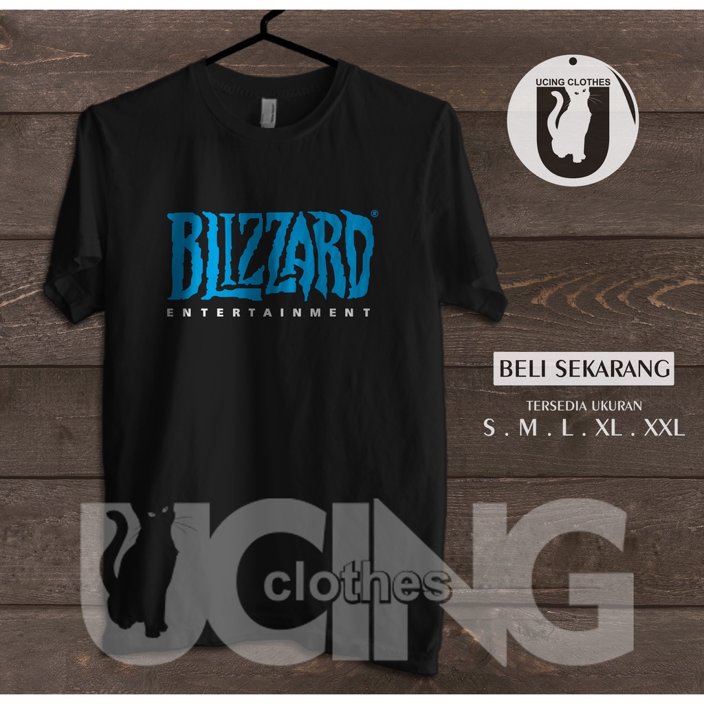Kaos Baju Blizzard Entertaiment Logo Kaos Game