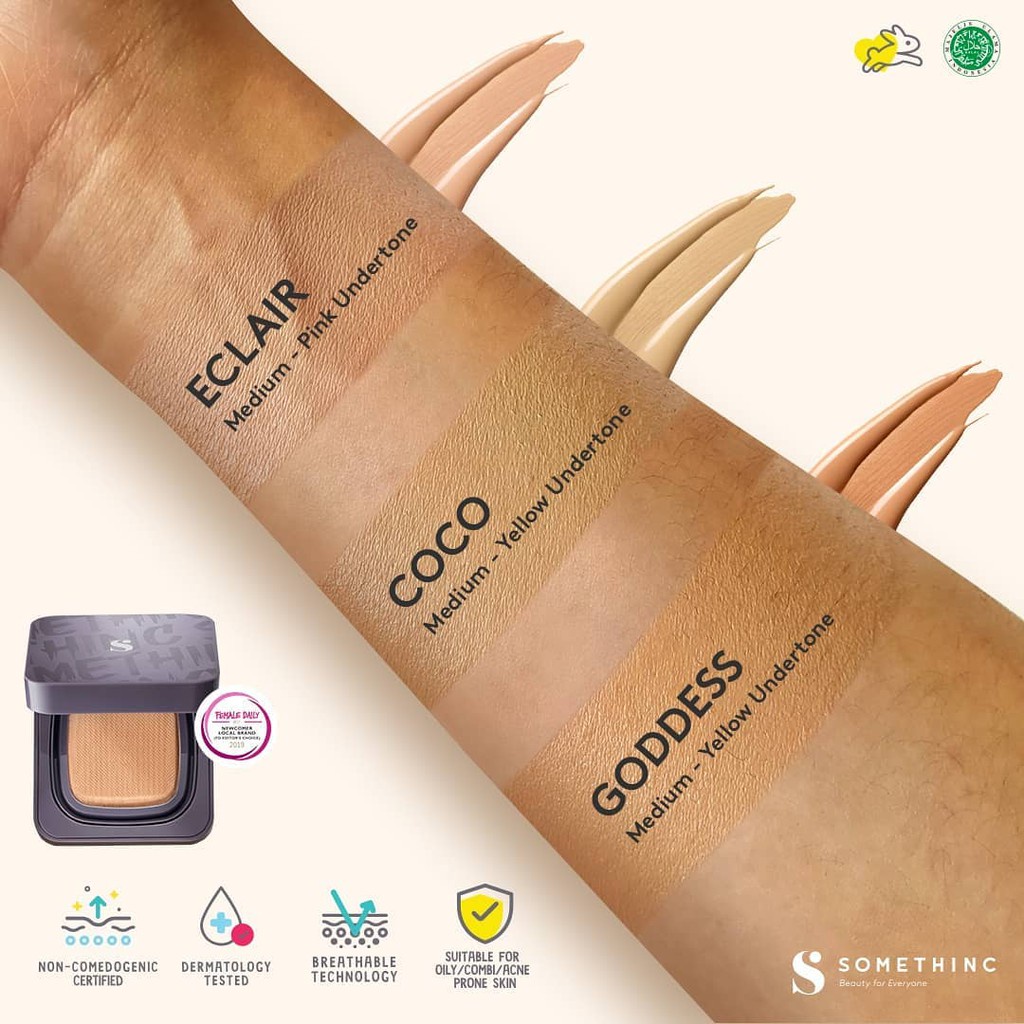 ✨ AKU MURAH ✨ REFILL SOMETHINC COPY PASTE BREATHABLE MESH CUSHION SPF 33 PA++ SERIES / Refill BPOM
