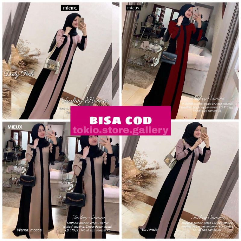 Turkey samira dress abaya | dress arabian | dress wedding | gamis busui | gamis by mieux