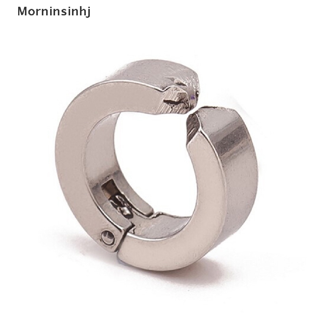 Mornin Man Klip Telinga Baja Titanium Tanpa Tindik EarsBuckle Wanita Anting Perhiasan id