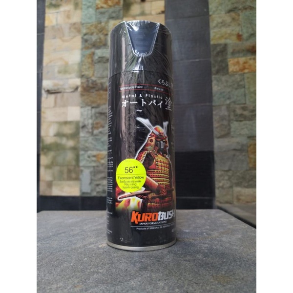 

Cat semprot pylok pylox Samurai Paint Standard colour #56** fluorescent yellow ( isi 400ml & warna solid kuning stabilo )