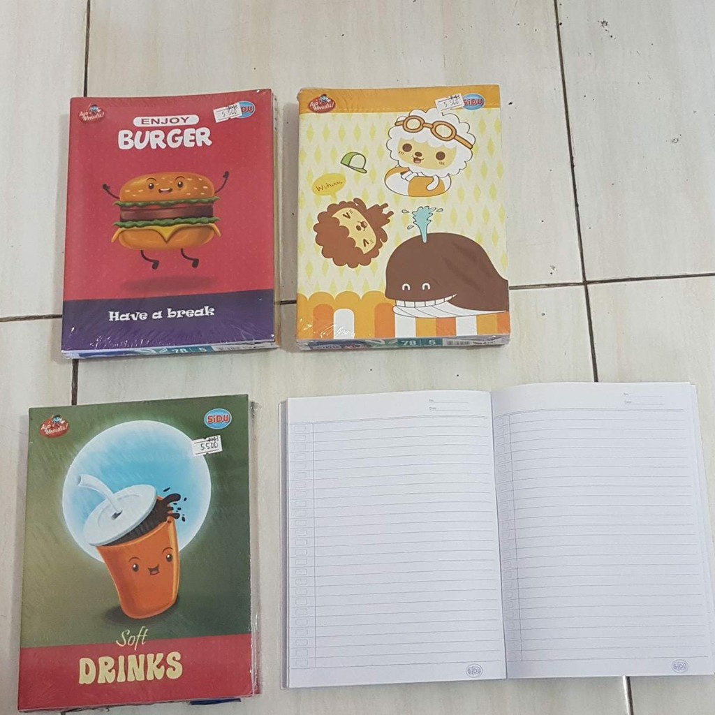 

BUKU TULIS SIDU ISI 78 MURAH