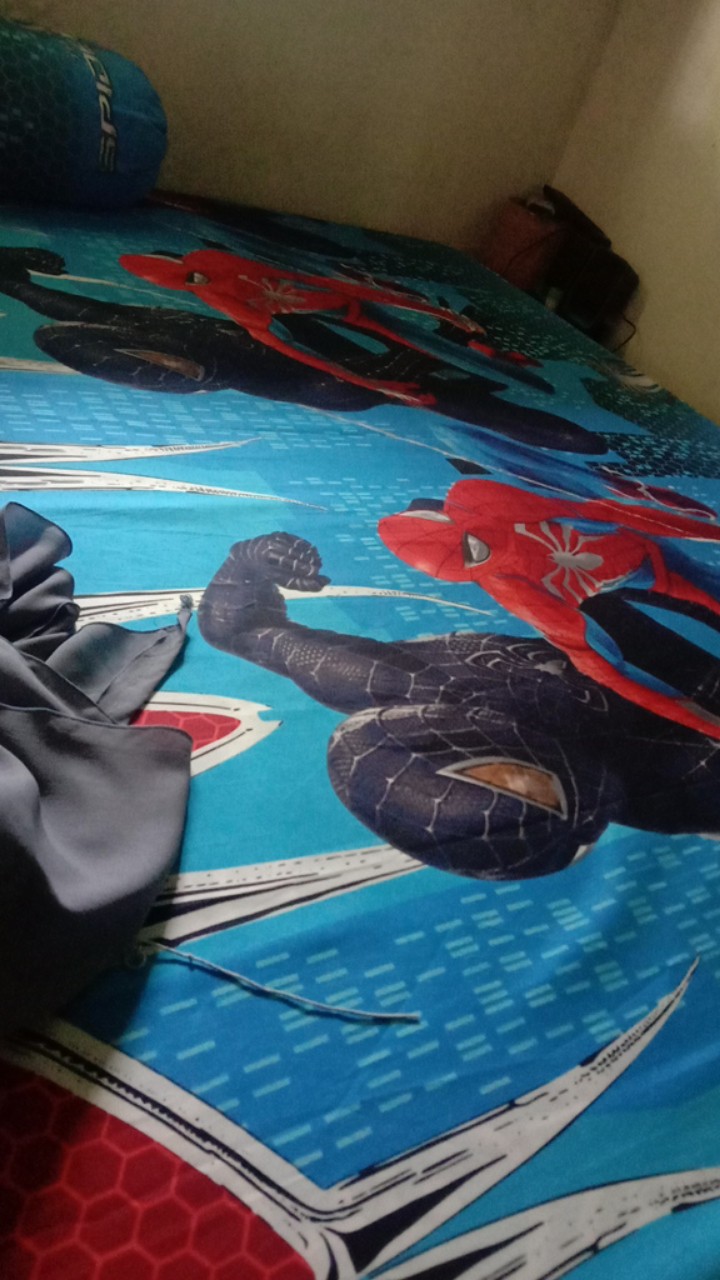 Sprei Home Made Klaten Spiderman, Batman No 1,2&3 Murah Dan Berkualitas/sprei Batman 120 160 180