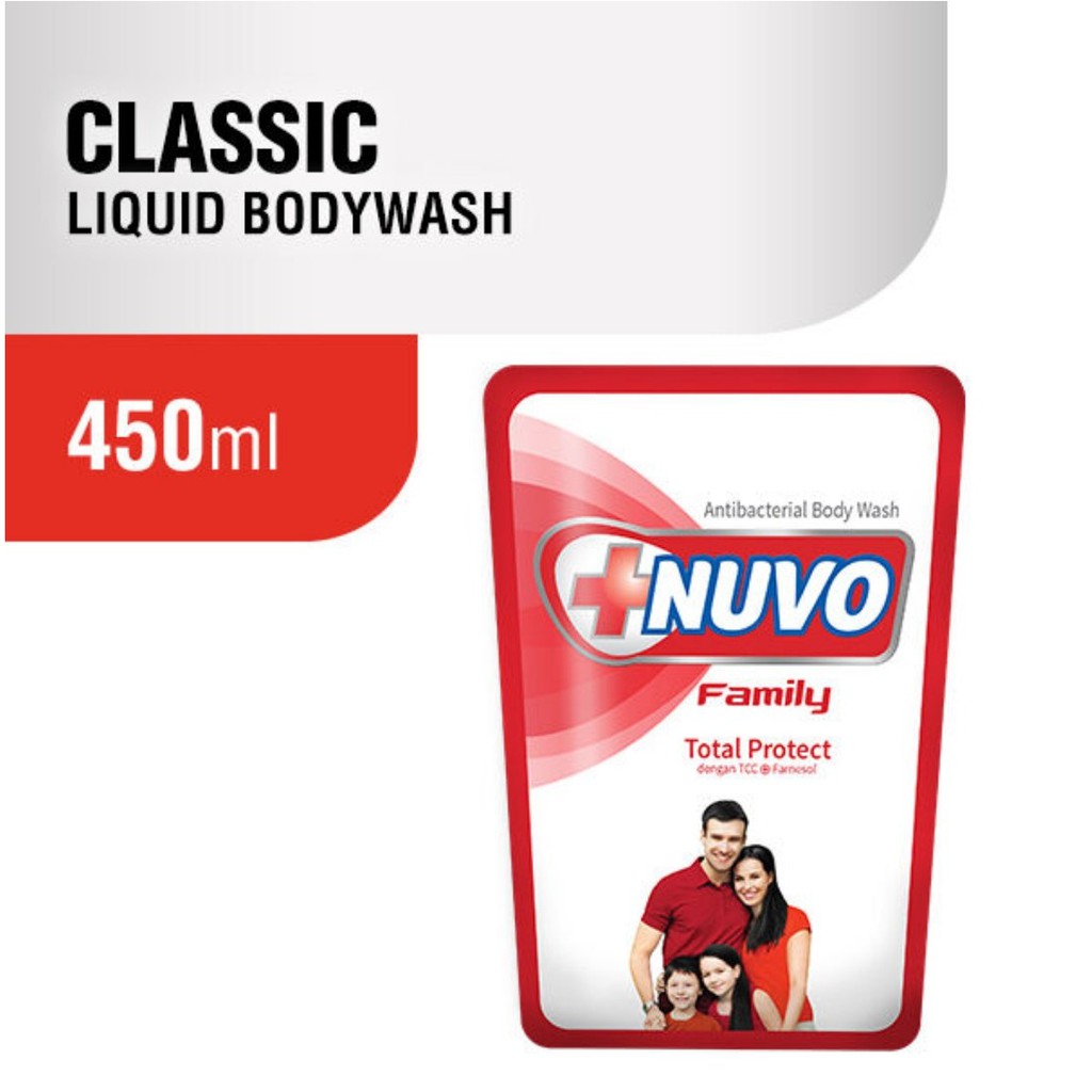 NUVO Liquid Soap/Body Wash 450 ml Sabun Mandi