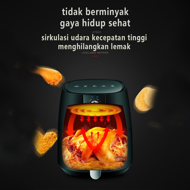 Kaisa Villa Air fryer Low Watt  Penggorengan tanpa Minyak