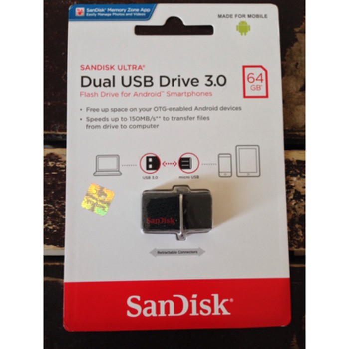 Flashdisk Dual OTG Sandisk 64GB