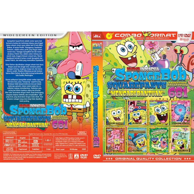 Kaset Film Kartun Spongbob Mencari bantuan 683