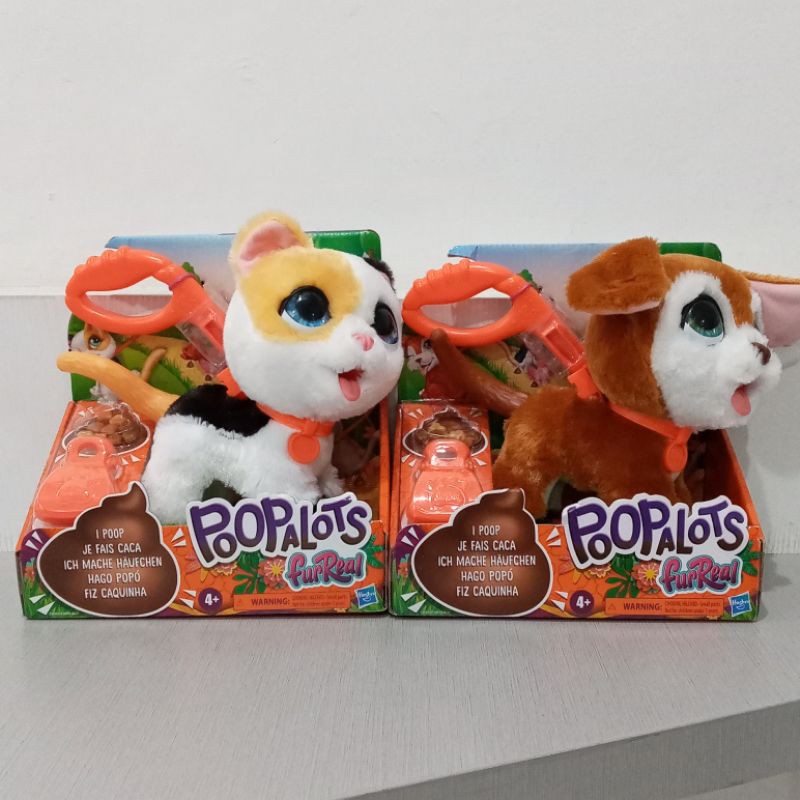 ORI original hasbro furReal poopalots big wags kitty pup puppy mainan anak hewan peliharaan hadiah