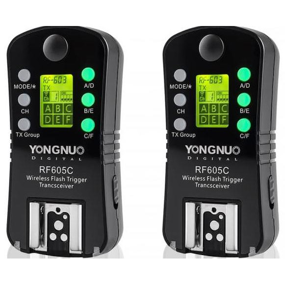 Premium Promo Yongnuo Flash Trigger Rf-605-C Wireless Transceiver Kit For Canon Murah