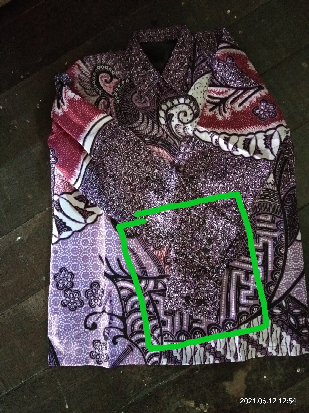 Minoelya Ungu Kemeja Batik Pria Full Furing Reguler Fit C001