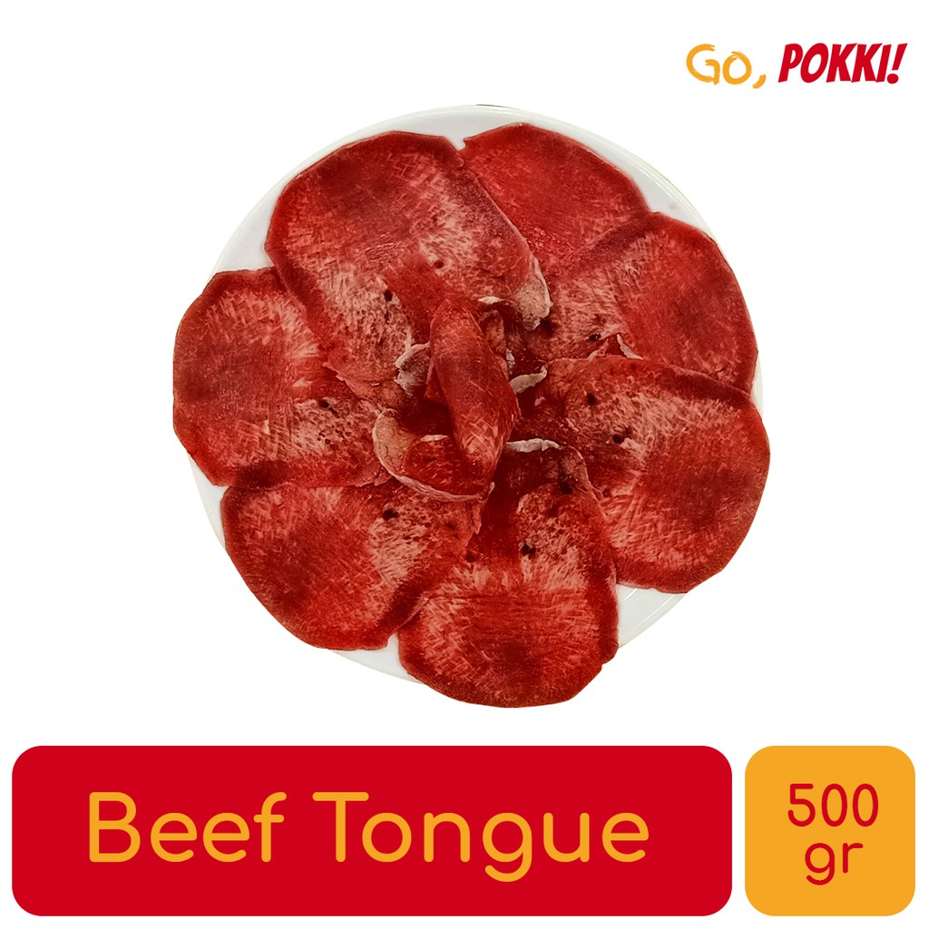 

Gyutan / Beef Tongue / Lidah Sapi Frozen ala Korean BBQ - 500g