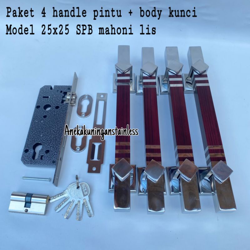 Paket Pull handle pintu rumah minimalis 45cm gagang tarikan pintu rumah 25x25 stainless