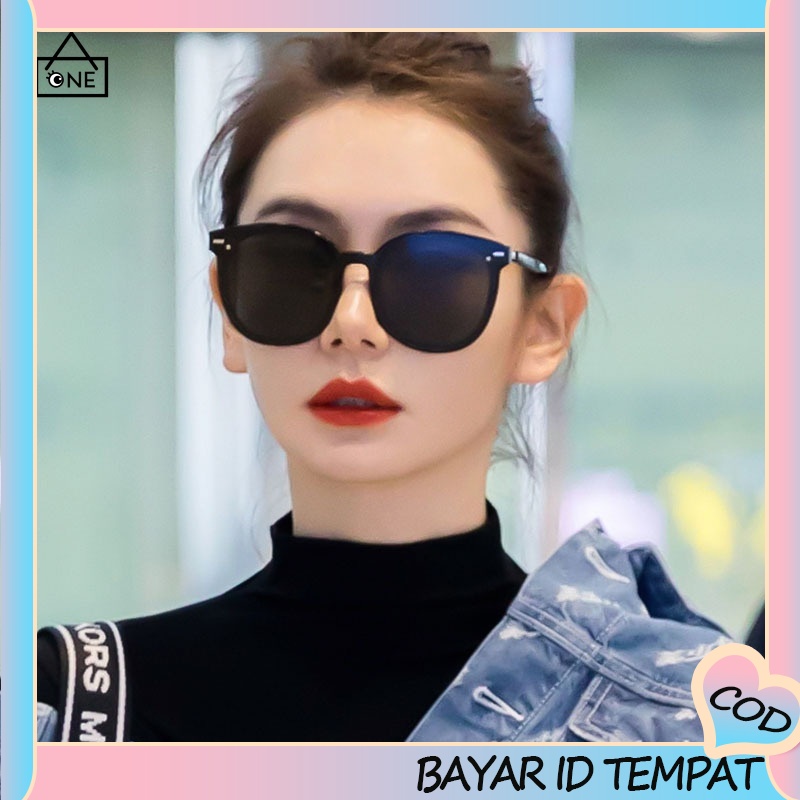 COD❤Kacamata Matahari UV Melindungi Retro Cat Eye Unisex Hitam Fashion  Korea  Pria / Wanita A one