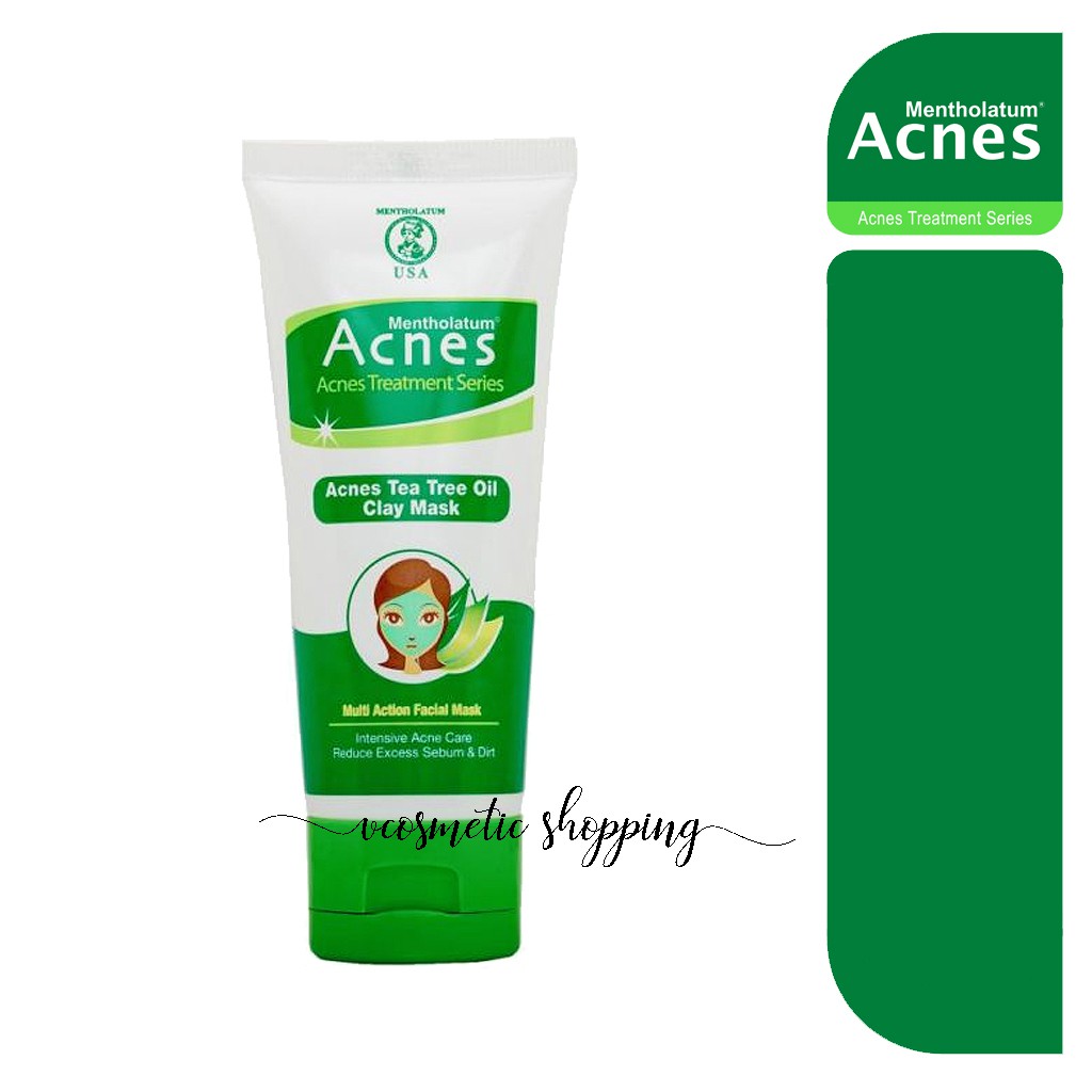 ACNES Tea Tree Oil Clay Mask 50gr / Masker Wajah / Masker Jerawat