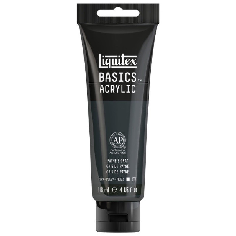 

Cat Acrylic Liquitex Basics 118ml Payne’s Gray