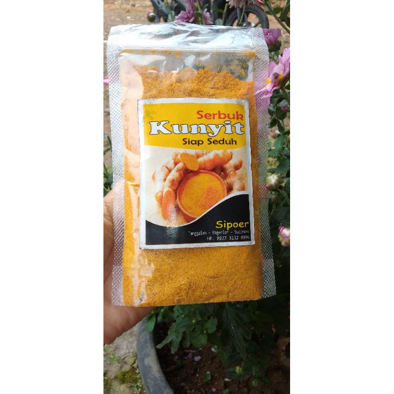 

Serbuk kunyit siap seduh 100gr