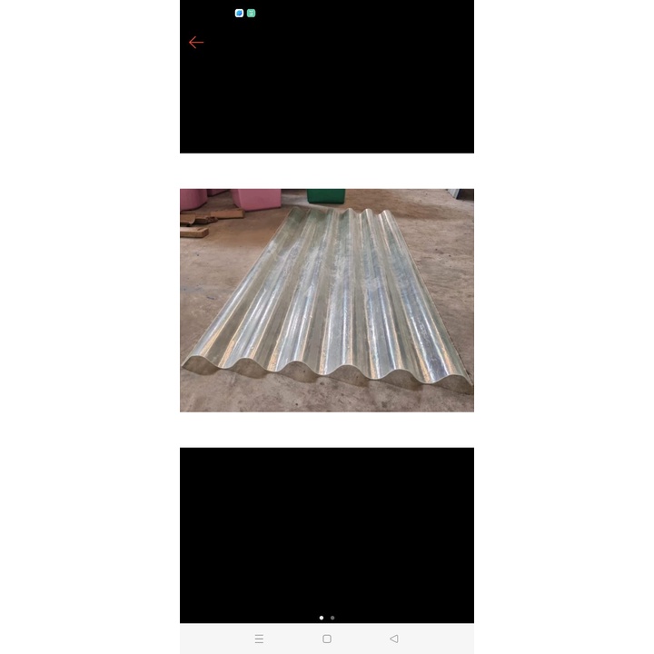 ATAP FIBERGLASS DJABES 6 TRANSPARAN