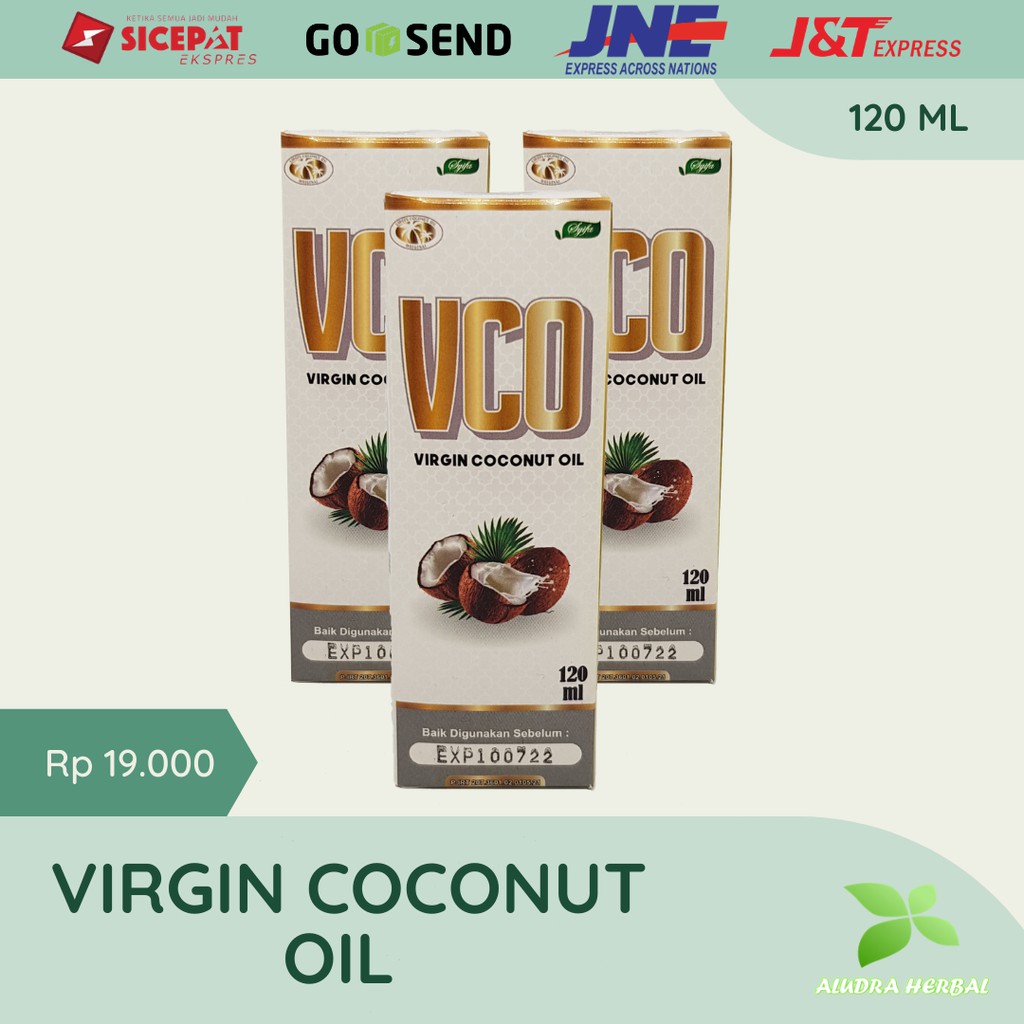 

VCO Virgin Coconut Oil Minyak Kelapa Murni 120ml By Syifa