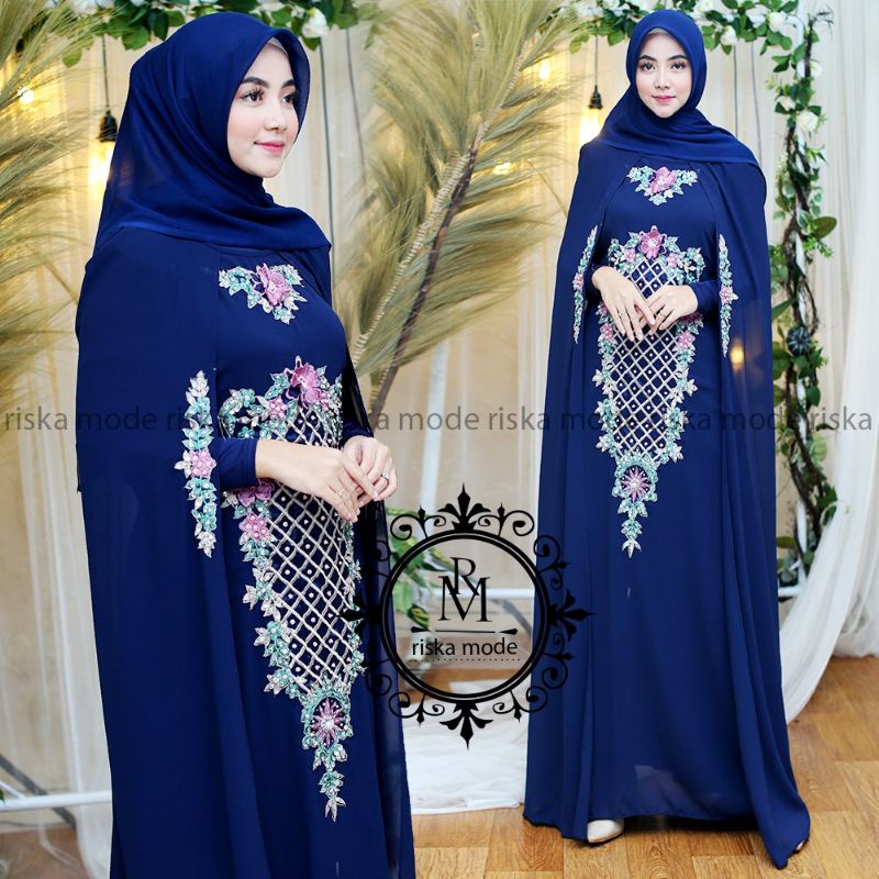 FASHION MUSLIM//KAFTAN BORDIR ATTA//BY RISKA MODE